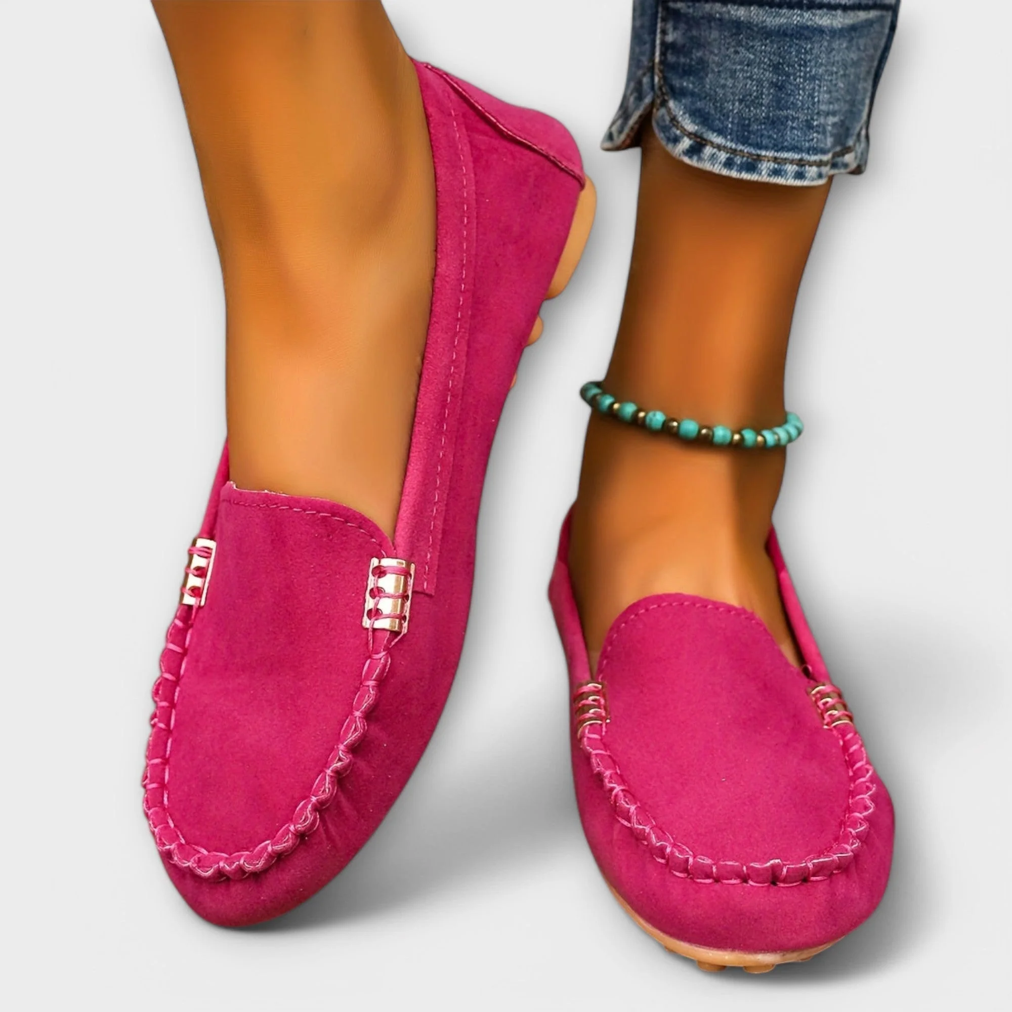Soft Leather Moccasin Slip-On Shoes - Image 3
