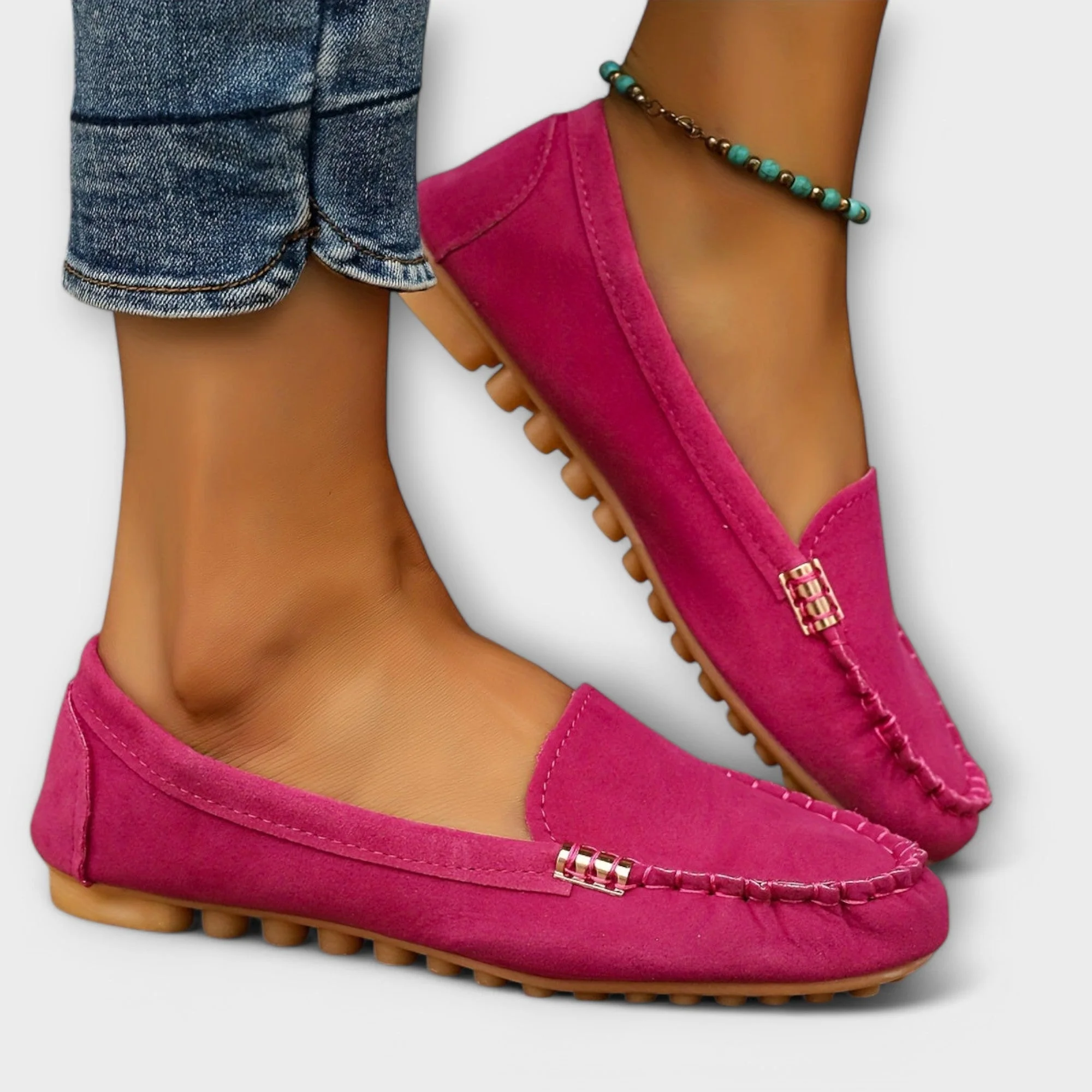 Soft Leather Moccasin Slip-On Shoes - Image 4