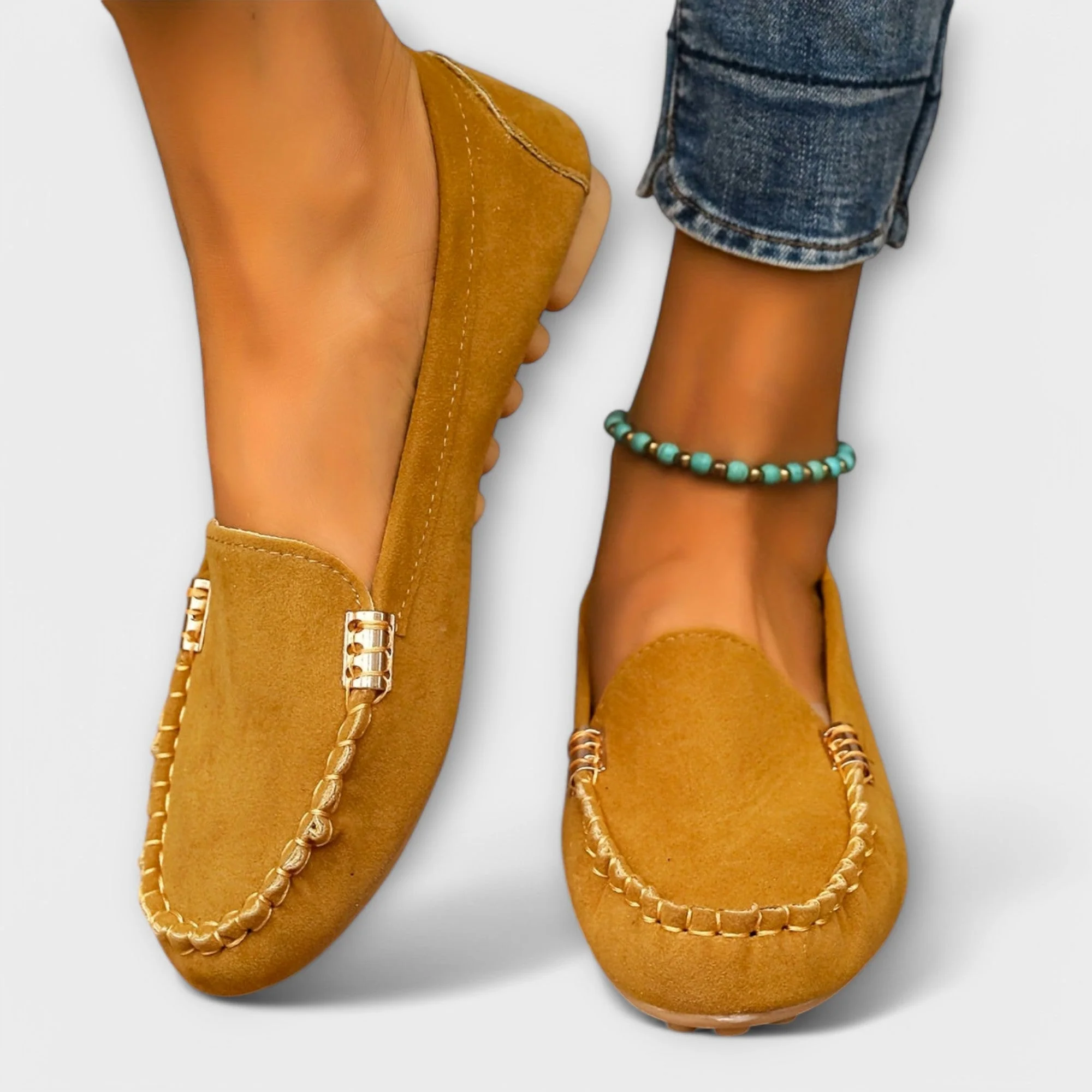 Soft Leather Moccasin Slip-On Shoes - Image 5