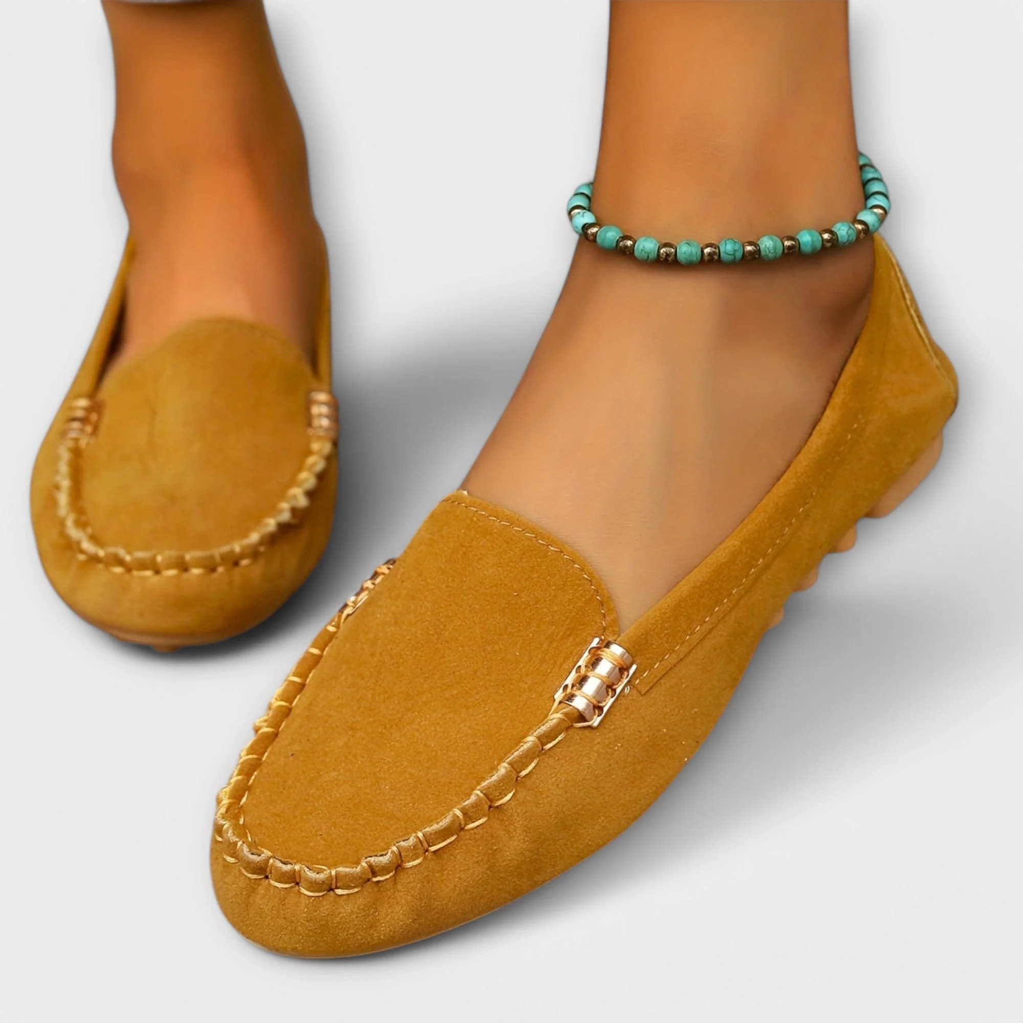 Soft Leather Moccasin Slip-On Shoes - Image 6