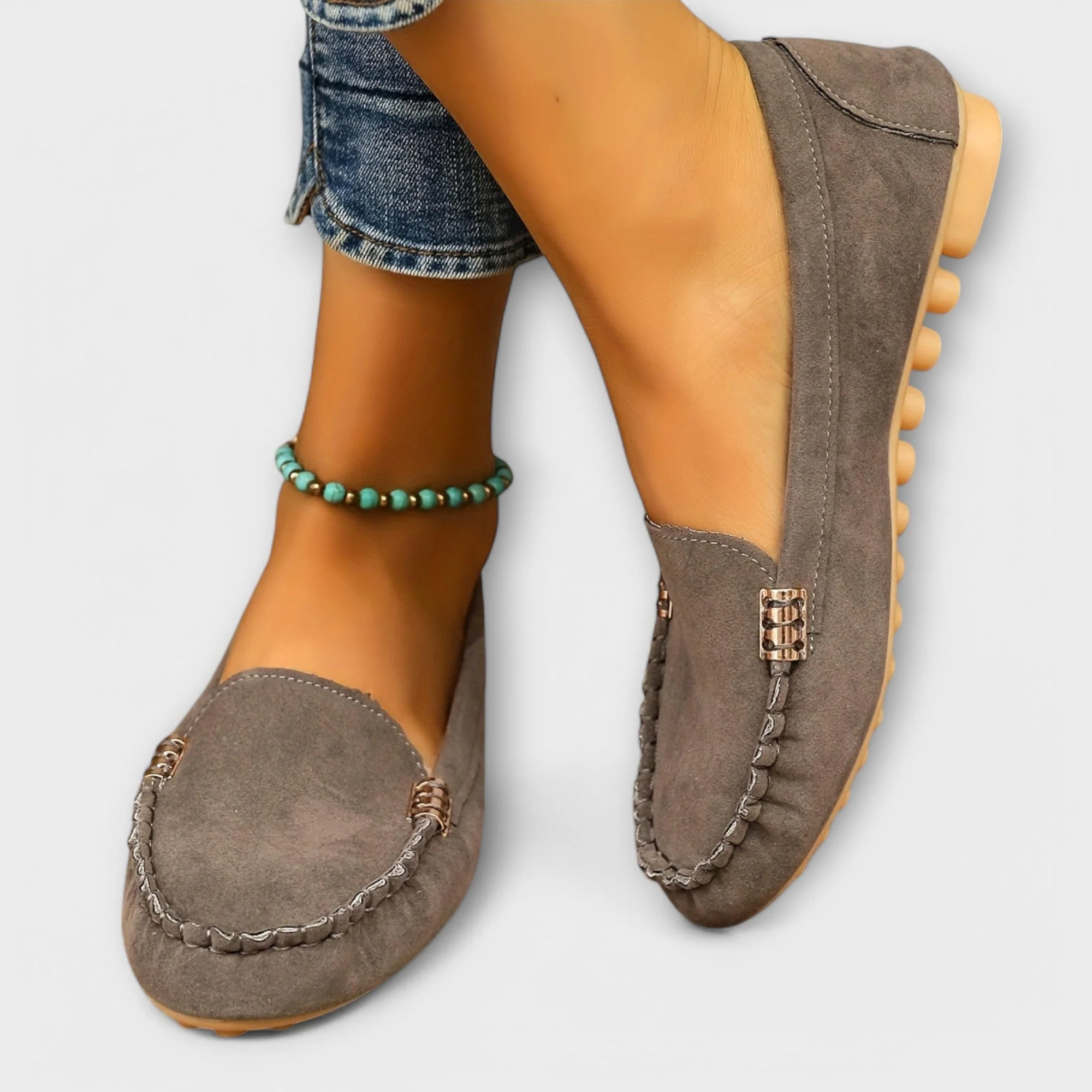 Soft Leather Moccasin Slip-On Shoes - Image 9