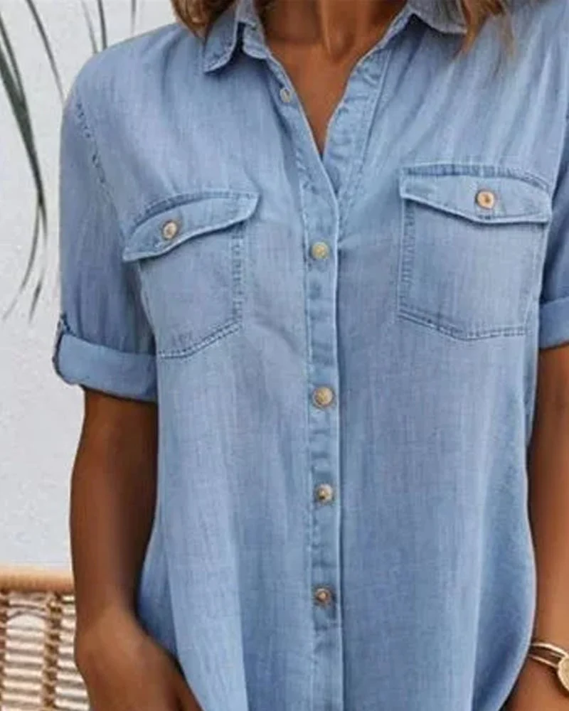 Solid Color Short Sleeve - Image 8