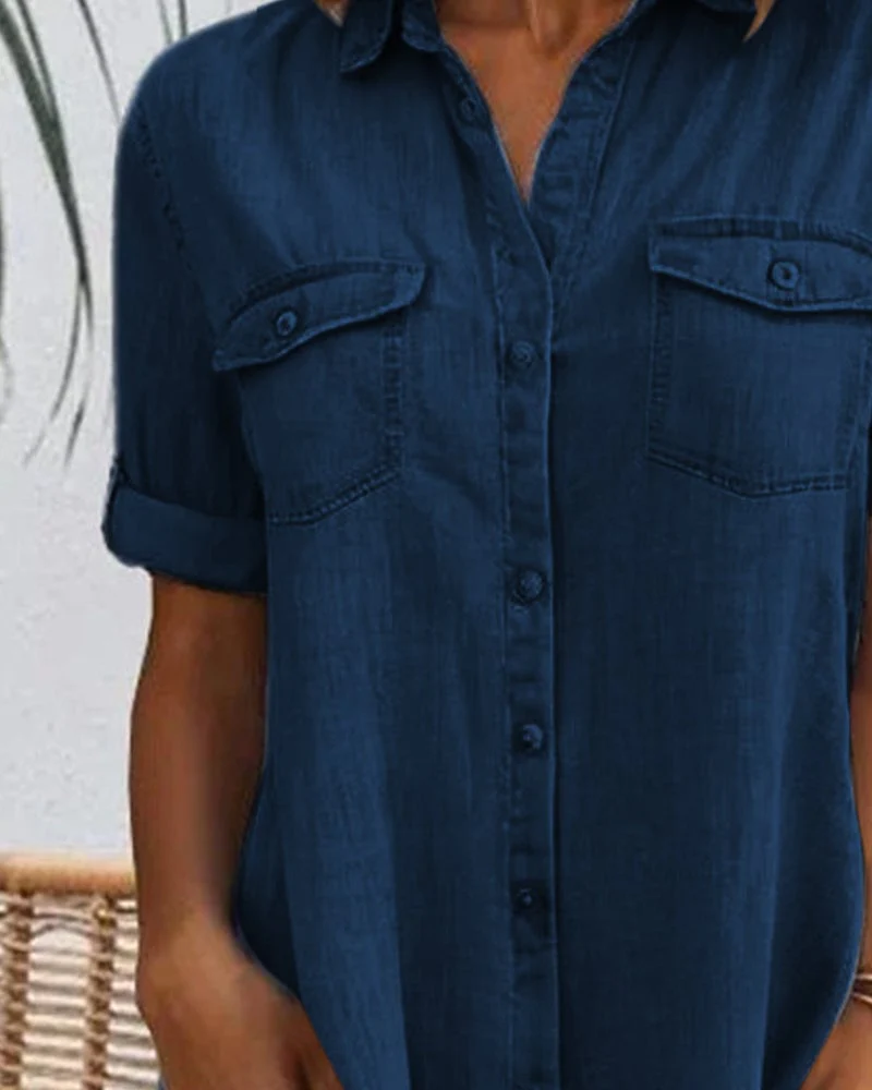 Solid Color Short Sleeve - Image 3