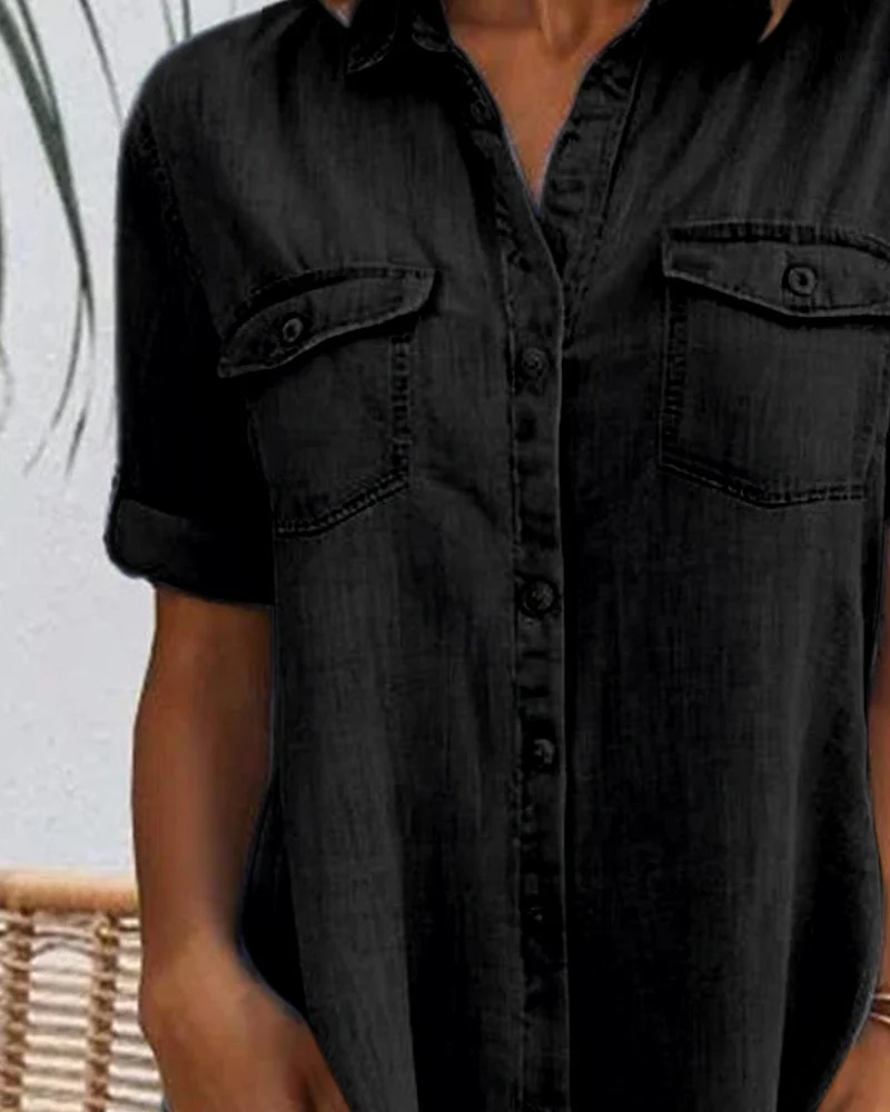 Solid Color Short Sleeve - Image 5