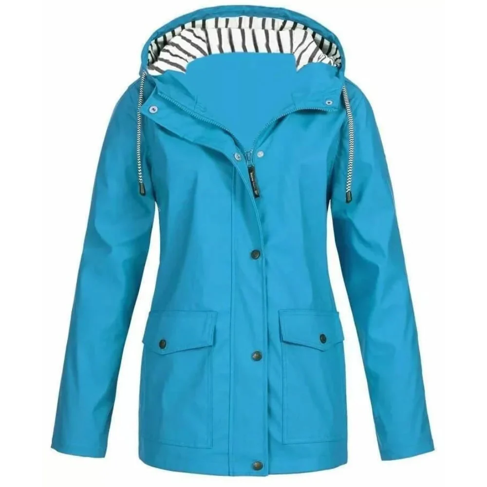 Stylish Women's Waterproof Raincoat - Image 11