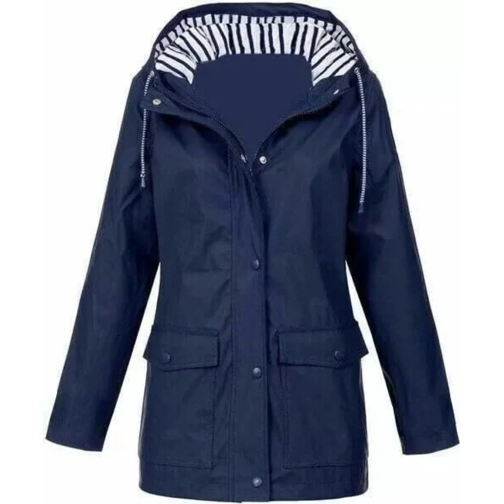Stylish Women's Waterproof Raincoat - Image 14