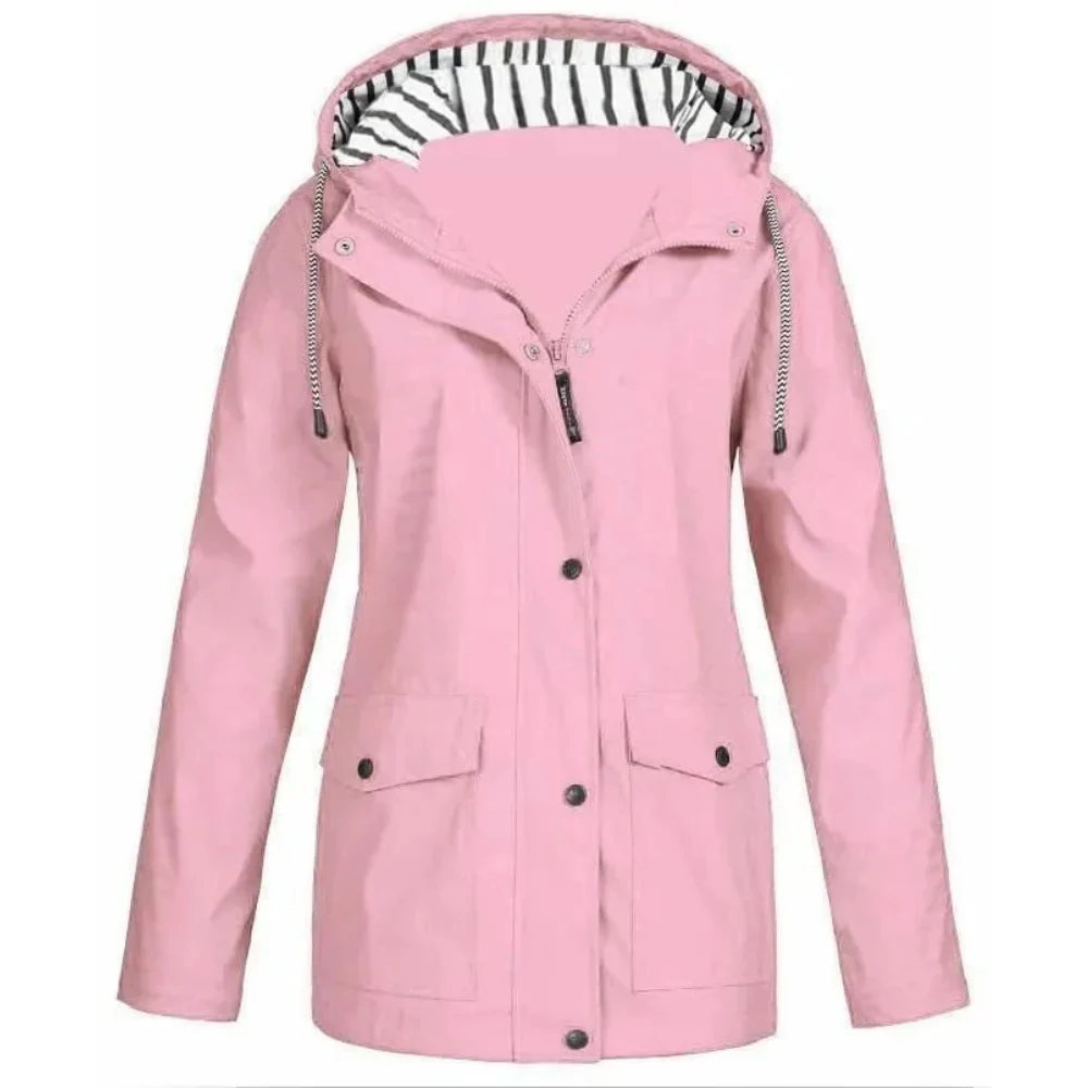 Stylish Women's Waterproof Raincoat - Image 27