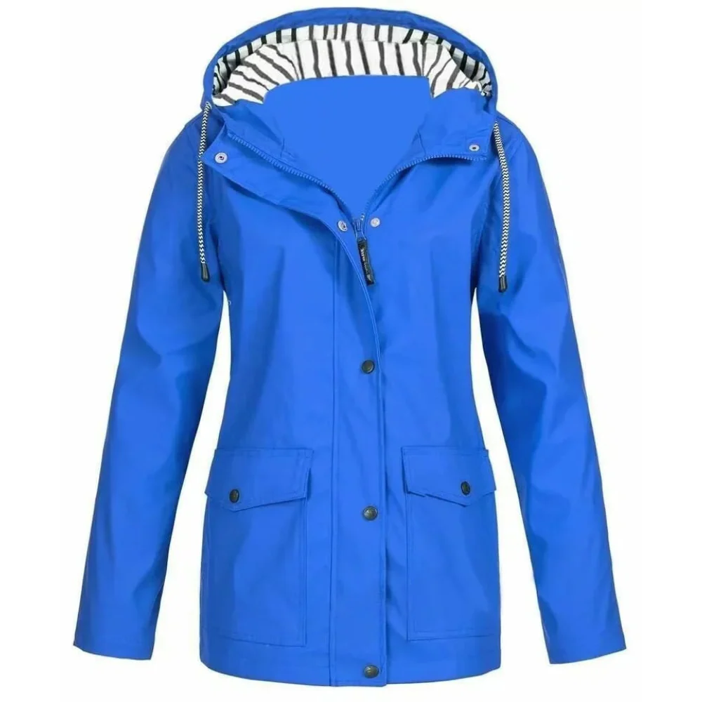 Stylish Women's Waterproof Raincoat - Image 29