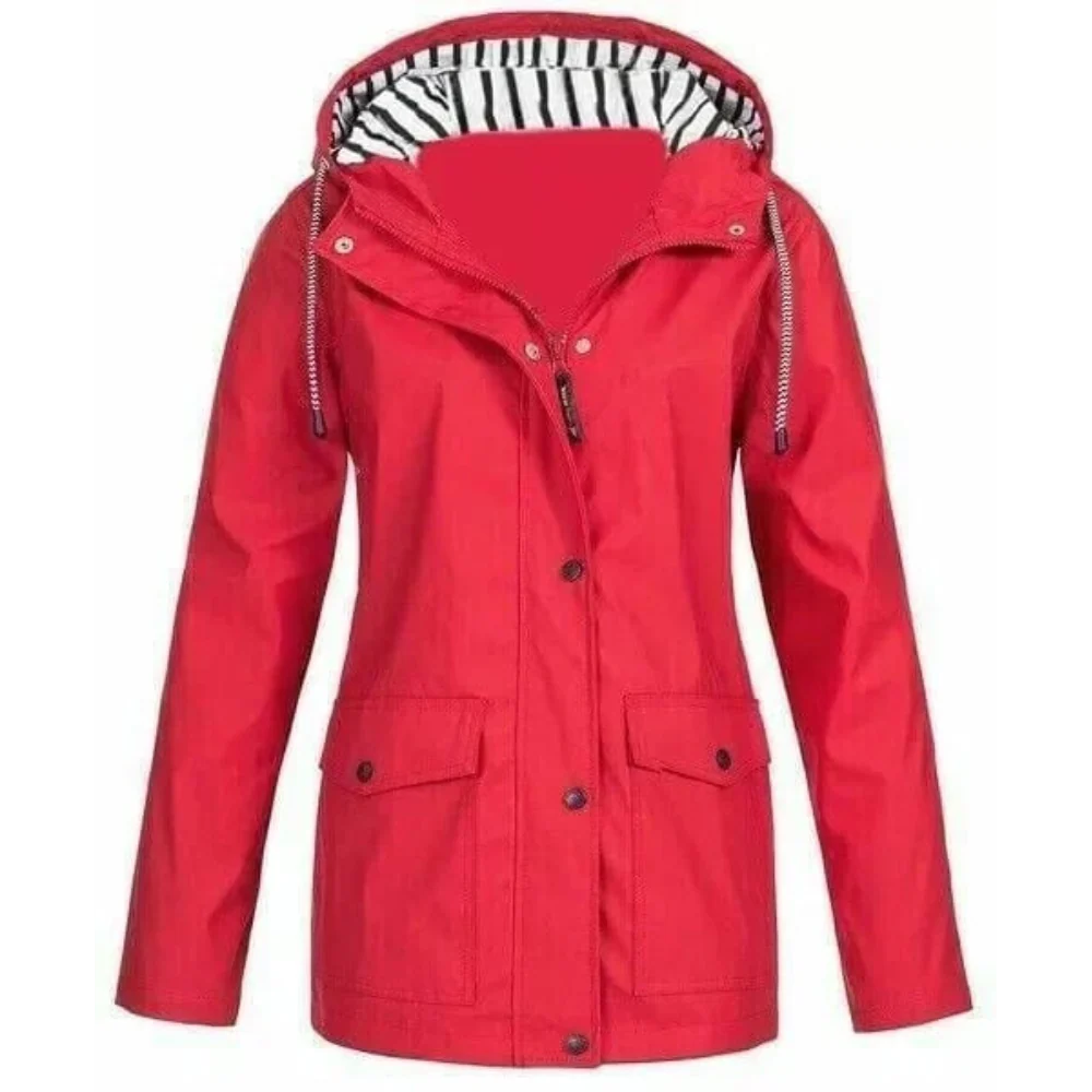 Stylish Women's Waterproof Raincoat - Image 7