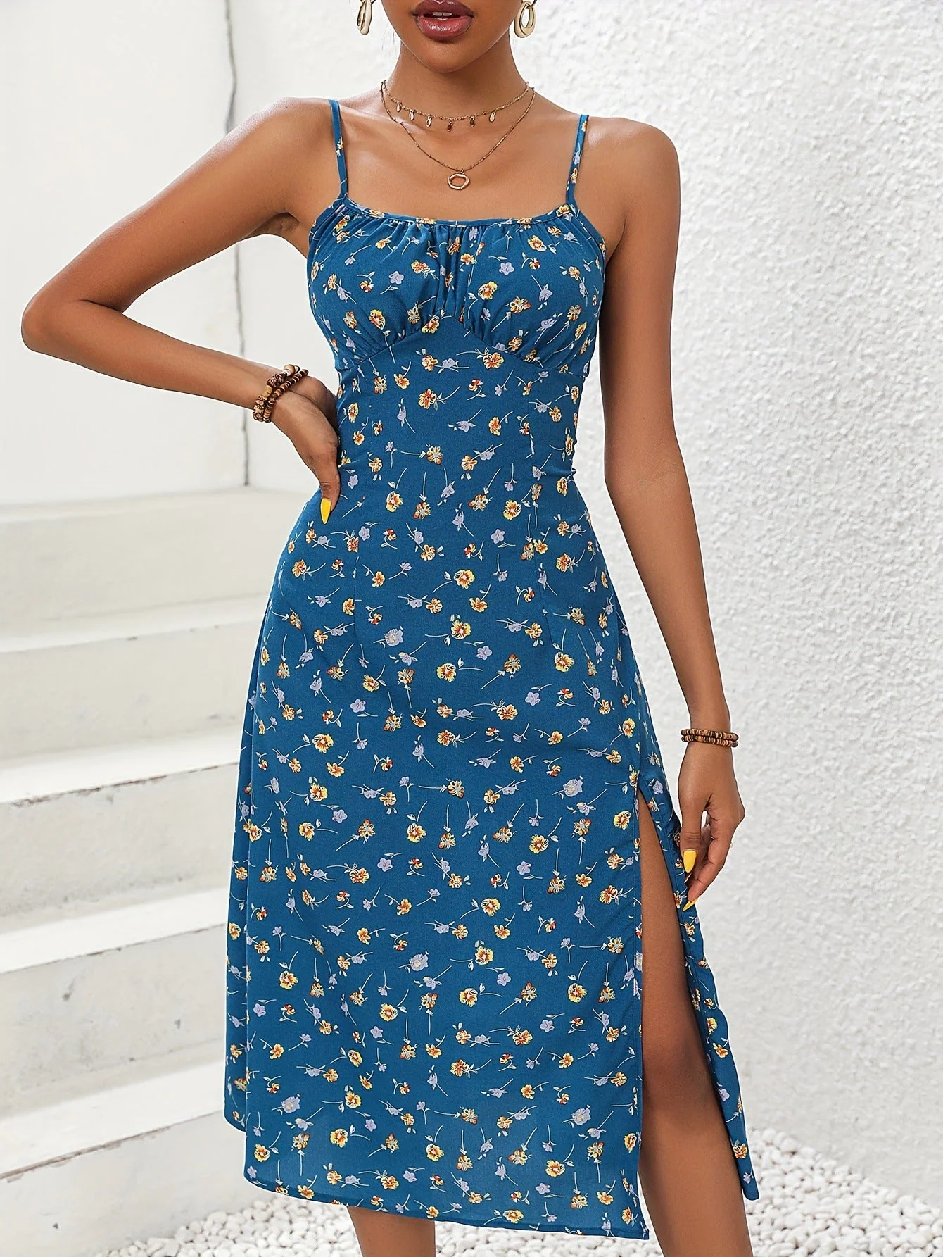 Spaghetti Strap Maxi Dress - Image 12