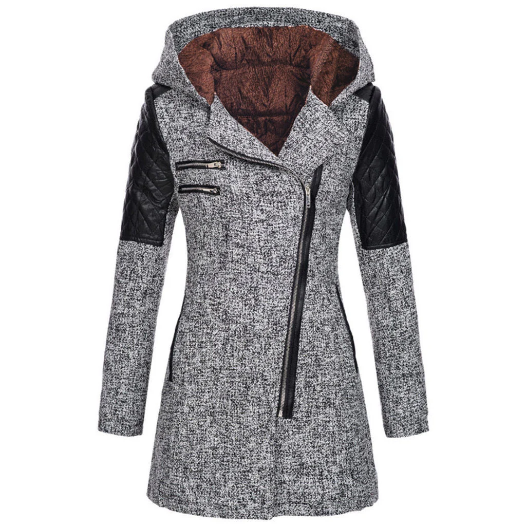 Statement Quilted Sleeve Coat - Image 19