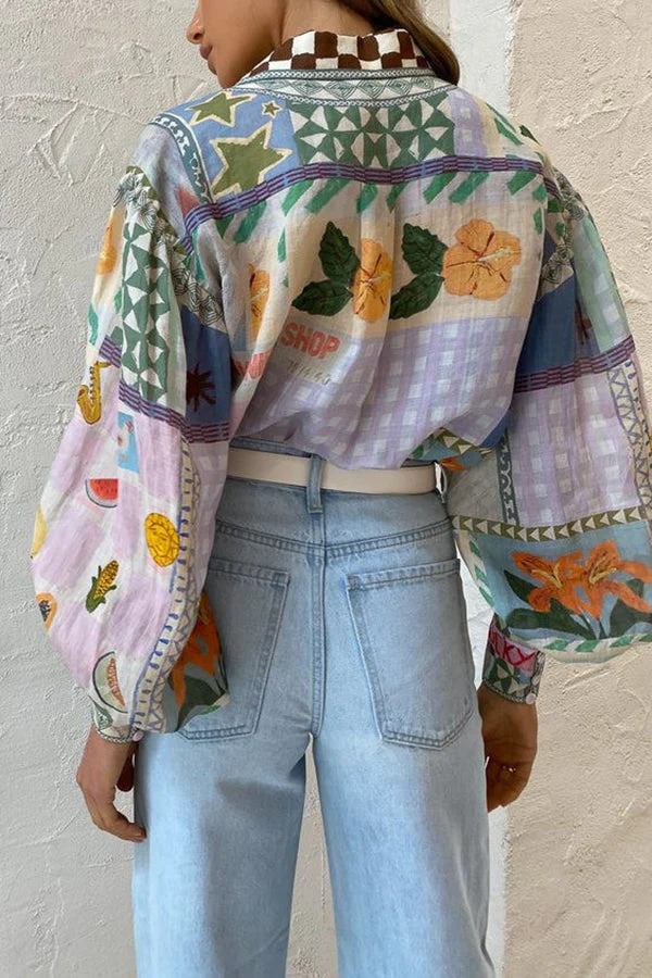 Statement Sleeve Collared Shirt - Image 6