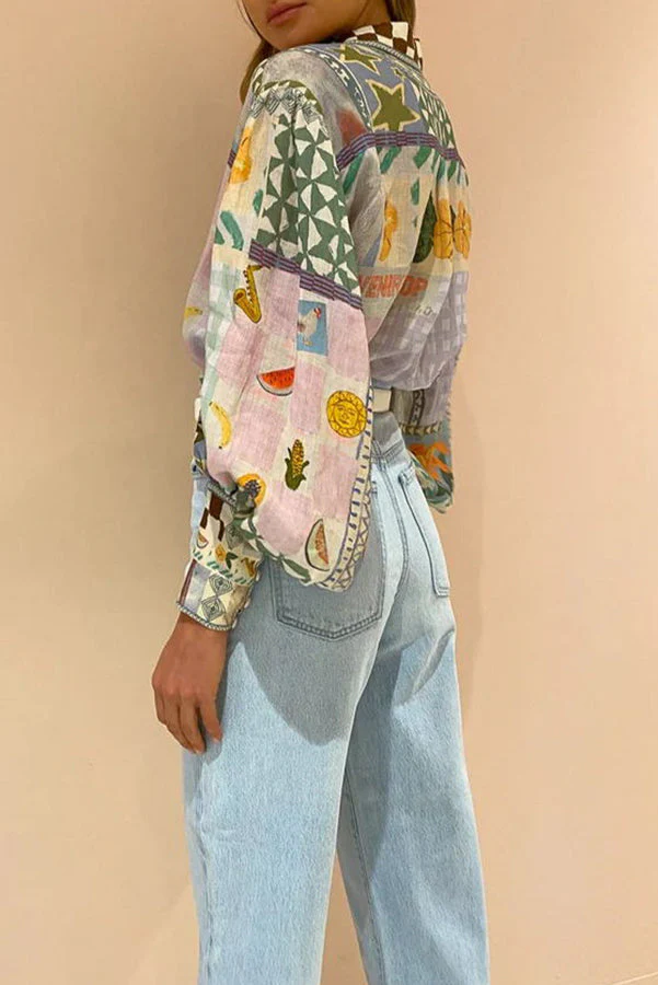 Statement Sleeve Collared Shirt - Image 9