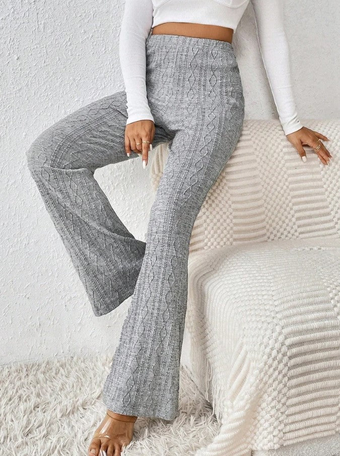 Stretch Flare Knit Trouser - Image 5