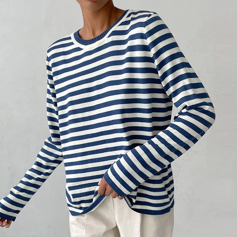 Striped Sweatshirt for Women - Image 18