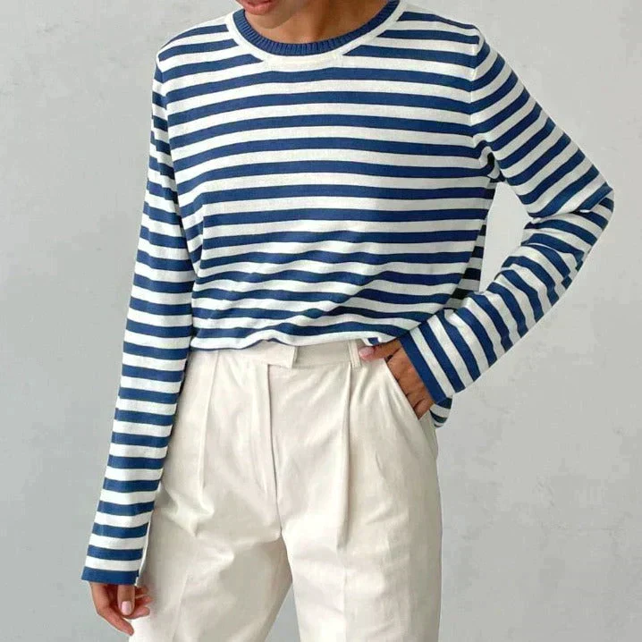 Striped Sweatshirt for Women - Image 30