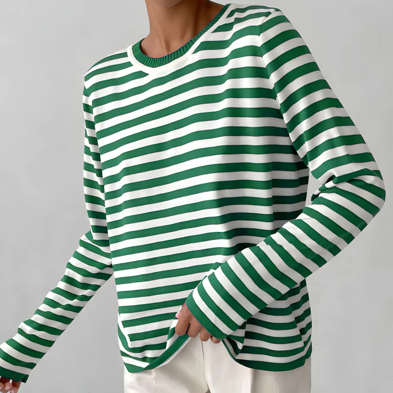 Striped Sweatshirt for Women - Image 5