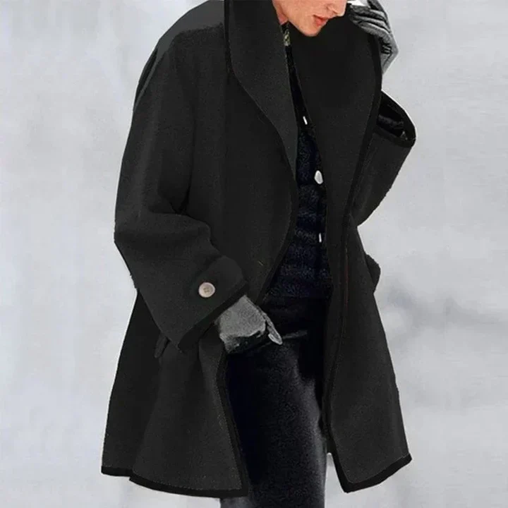 Stylish Double Breasted Wool Coat - Image 6