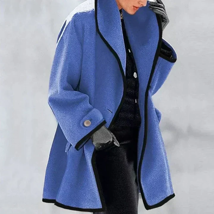 Stylish Double Breasted Wool Coat - Image 7