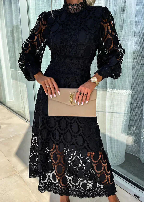 Stylish Flattering Long Dress - Image 15