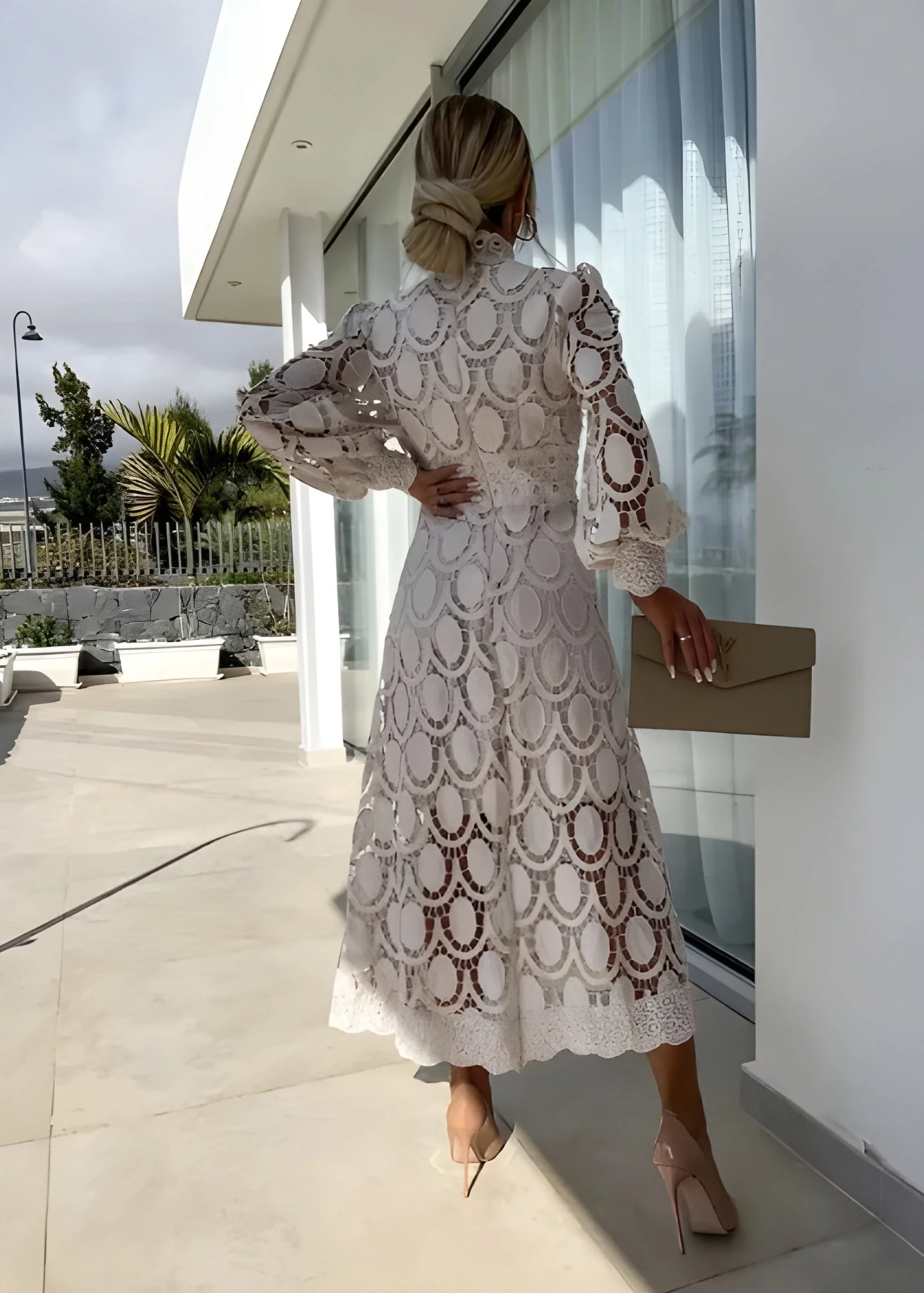 Stylish Flattering Long Dress - Image 4