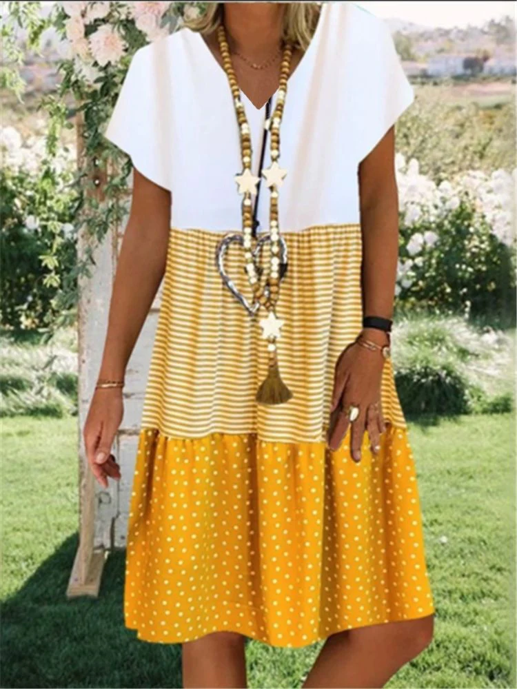 Stylish Floral Print Dress - Image 10