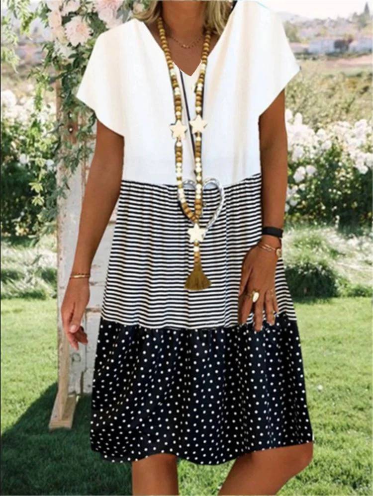 Stylish Floral Print Dress - Image 9