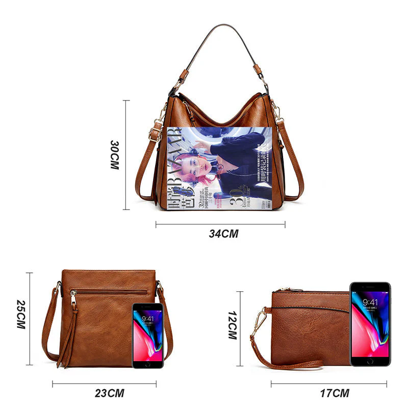 Stylish Leather Bag with Sleek Finish - Image 9