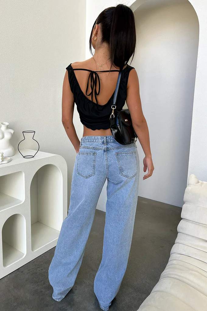Stylish Mid Cut Jeans for Women - Image 7