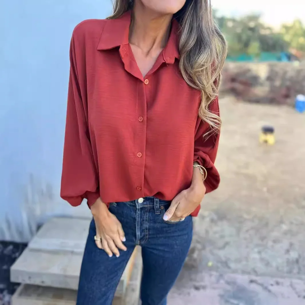 Stylish Oversized Blouse – Flowy, Lightweight & Effortless Fit for Elevated Everyday Looks - Image 7