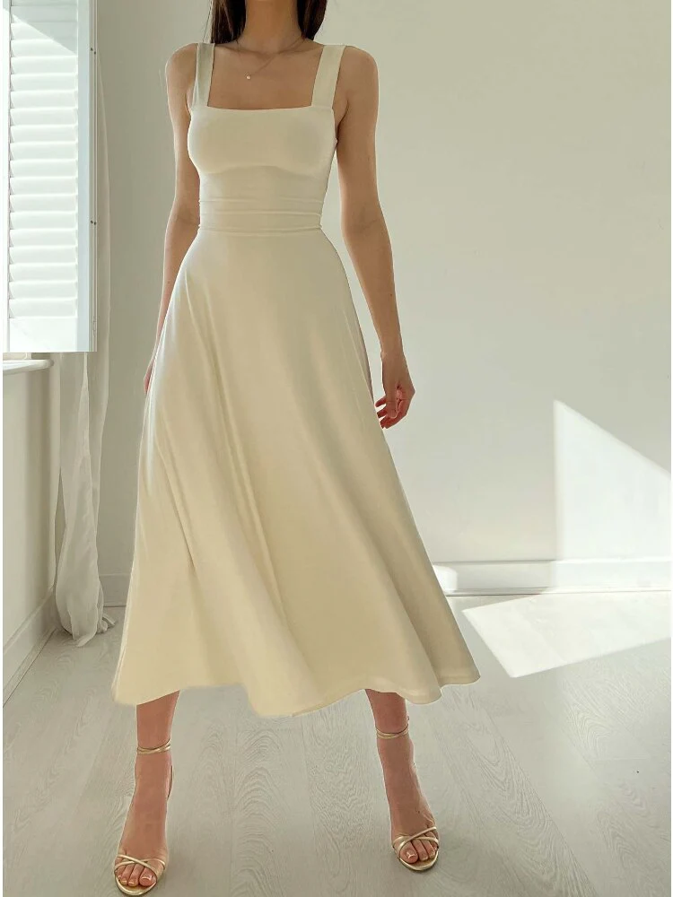 Stylish Reversible Midi Dress for Women - Image 10