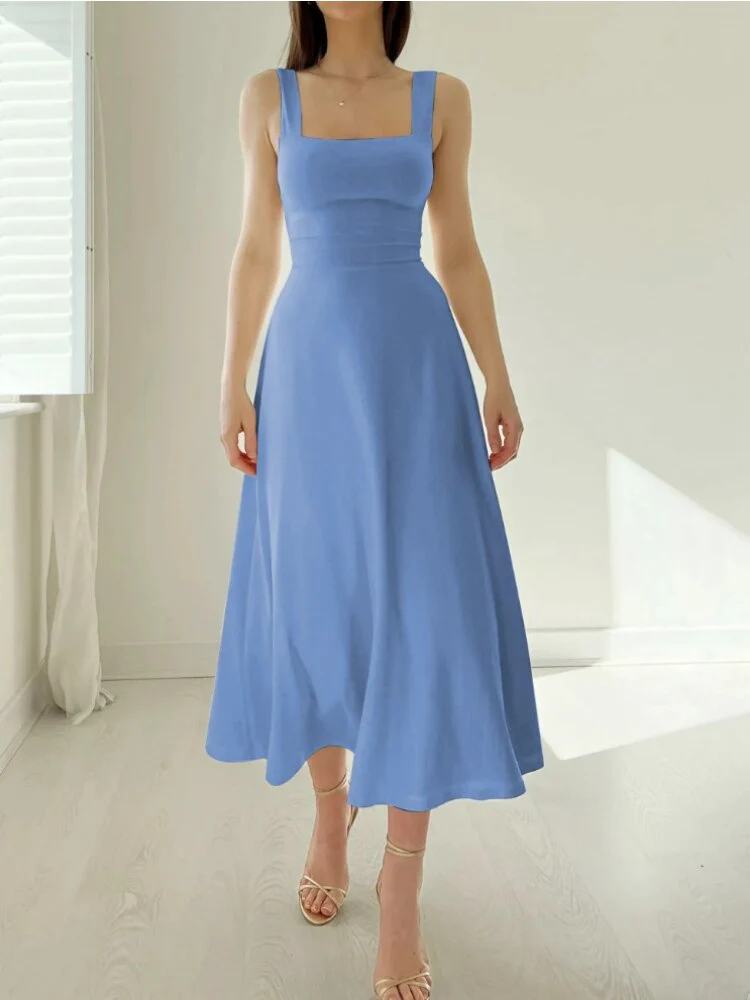 Stylish Reversible Midi Dress for Women - Image 9