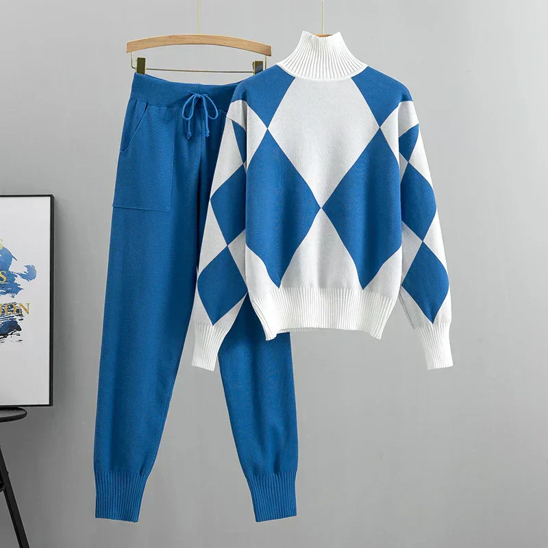 Stylish Ribbed Knit Matching Set - Image 11