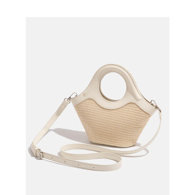 Stylish Summer Woven Handbag - Image 11