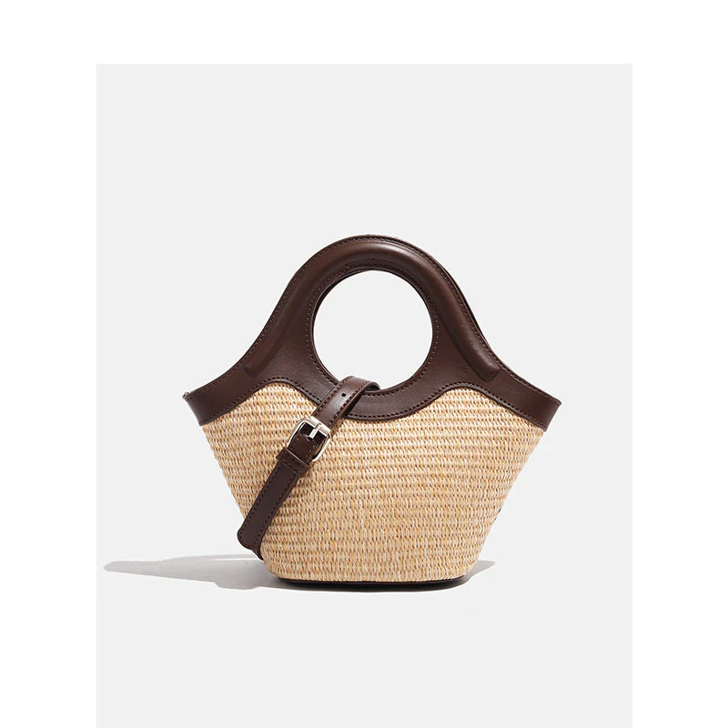 Stylish Summer Woven Handbag - Image 9