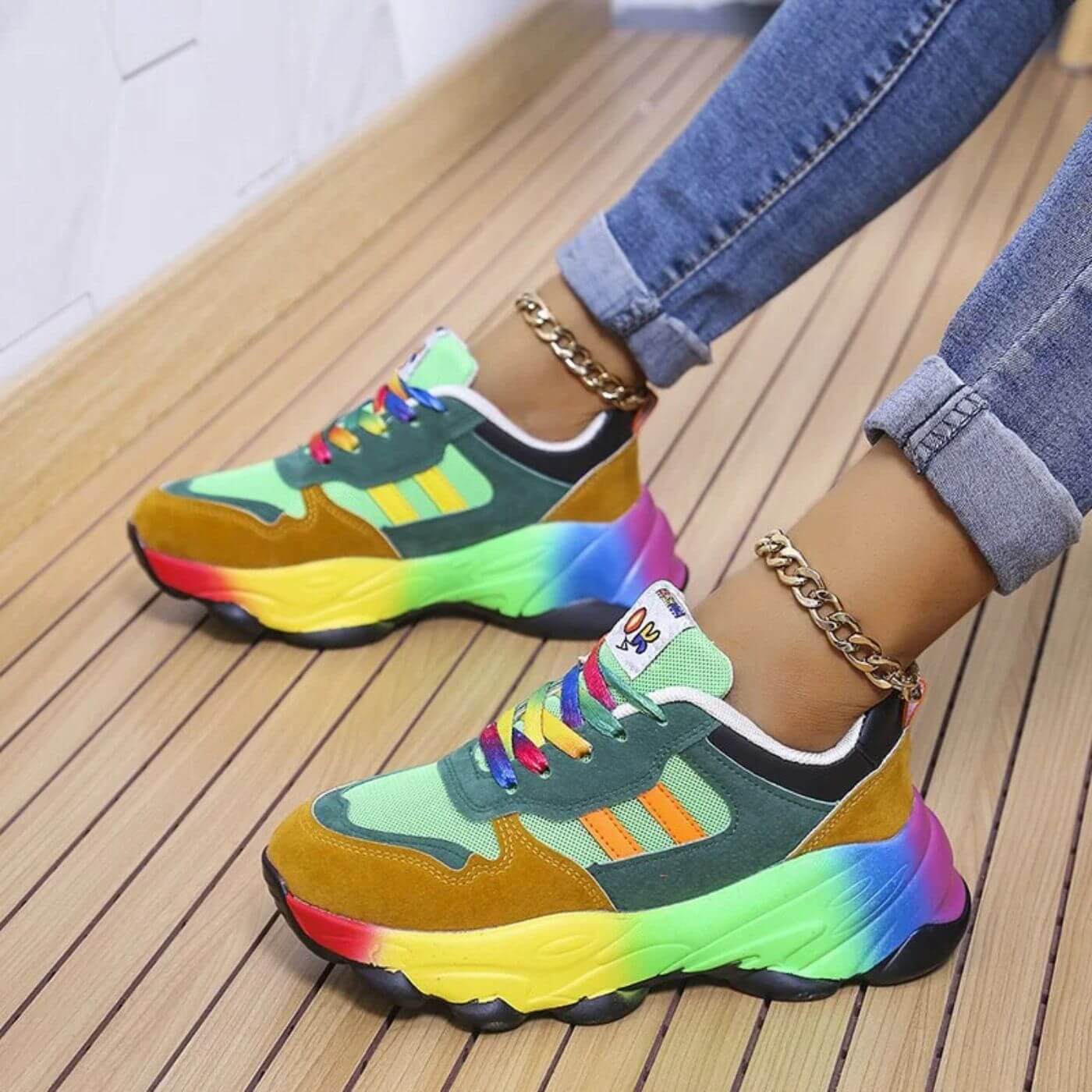 Stylish Women’s Sneakers with Orthopedic Design - Image 6