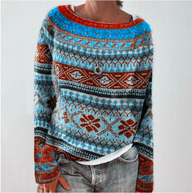 Sweater with Fair Isle pattern - Image 6