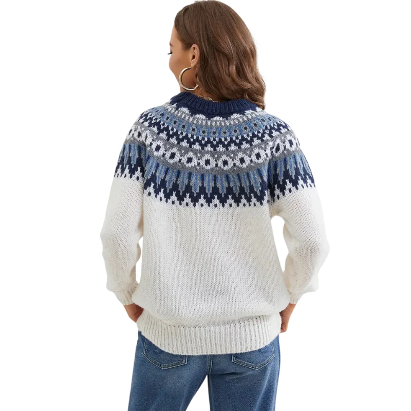 Sweater with Icelandic pattern - Image 8