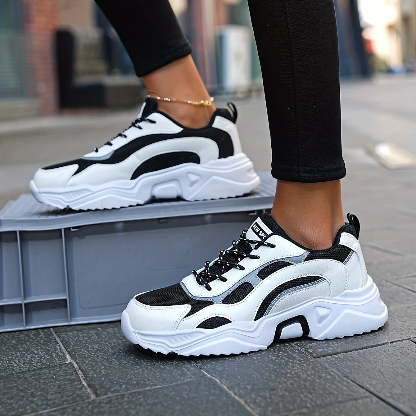 Thalia – Trendy Platform Chunky Sneakers - Image 13