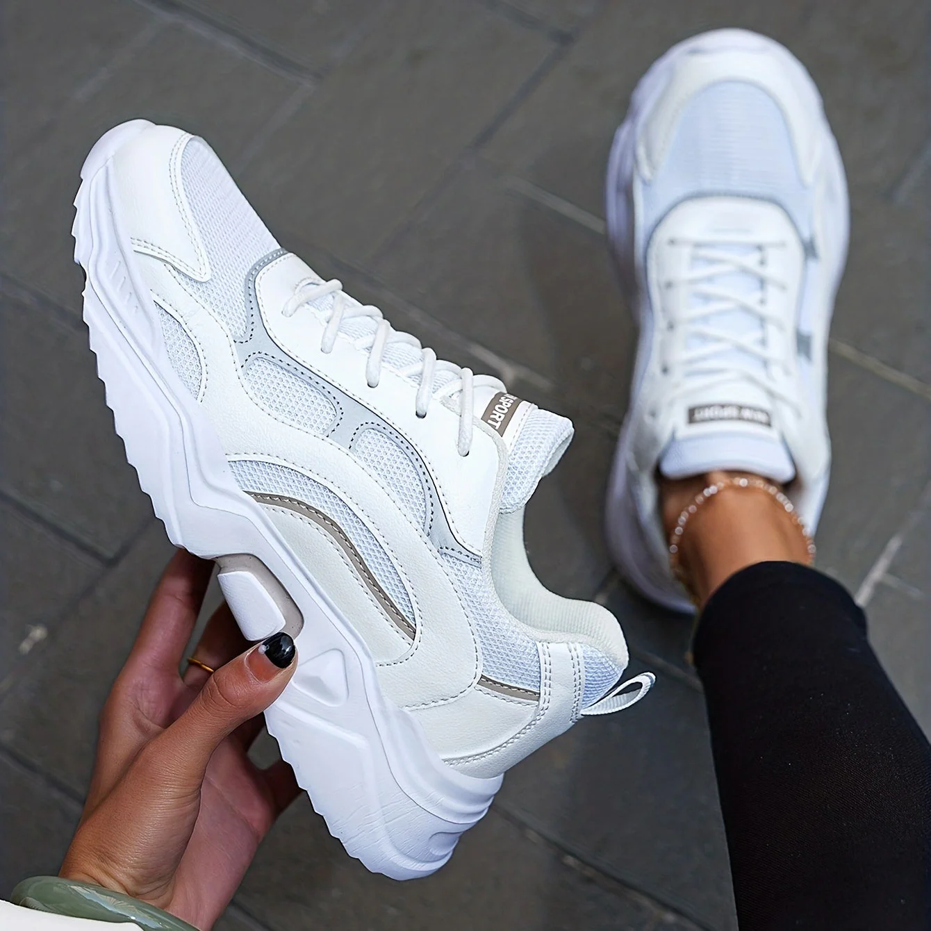 Thalia – Trendy Platform Chunky Sneakers - Image 8