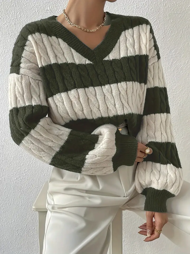 Trendy Cozy Knit Sweater for Women - Image 10