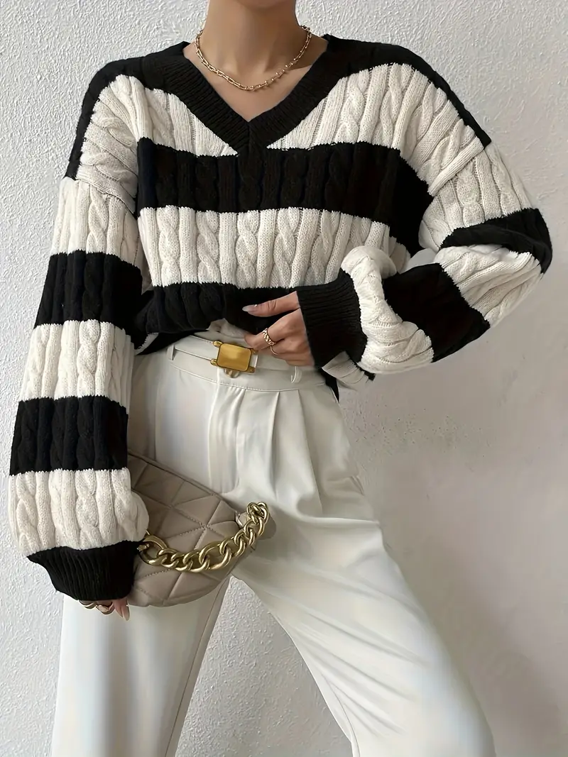 Trendy Cozy Knit Sweater for Women - Image 7