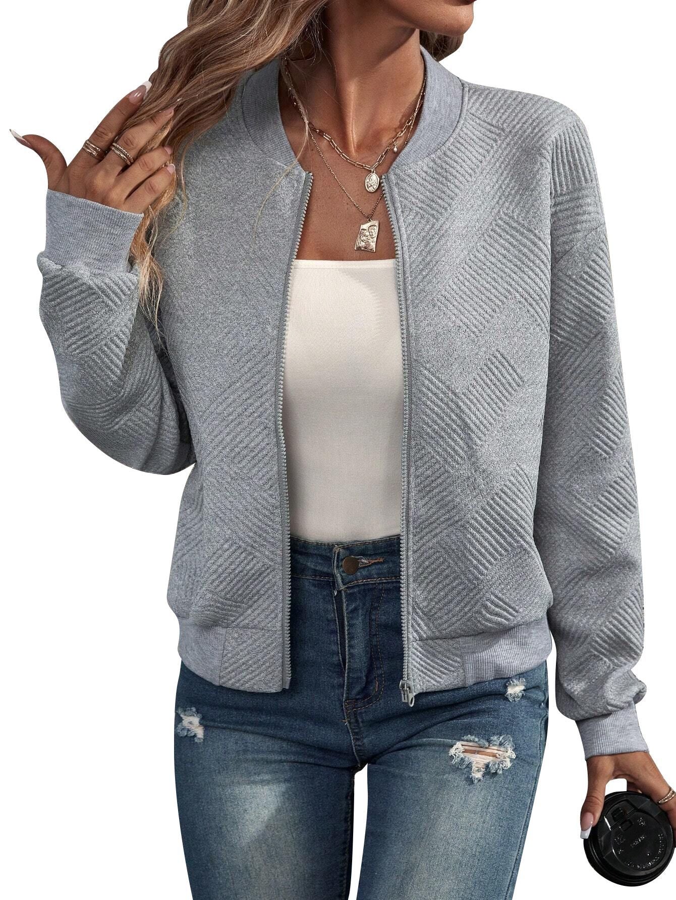 Trendy Solid Color Women’s Casual Jacket - Image 4