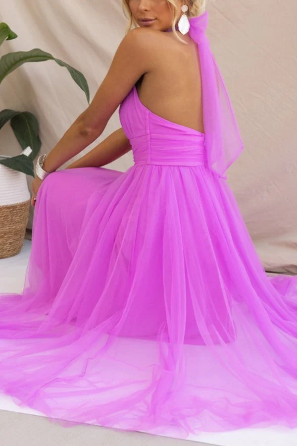 Tulle Dress With Ruffles and Flair - Image 15