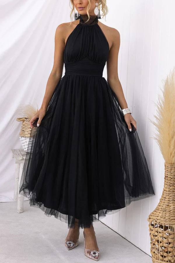 Tulle Dress With Ruffles and Flair - Image 25