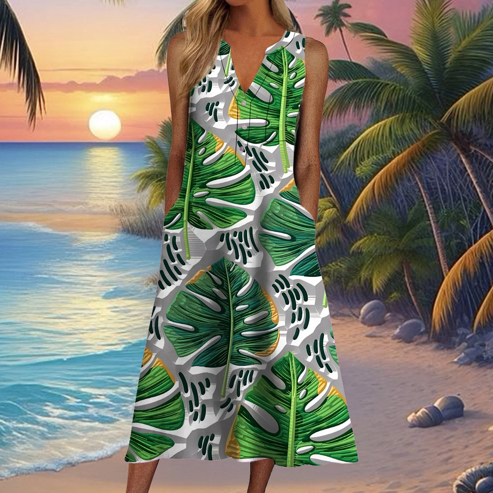 Urban Summer Casual Dress - Image 3