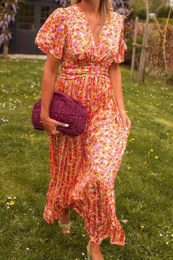 V-Neck Maxi Gown with Effortless Charm - Image 17