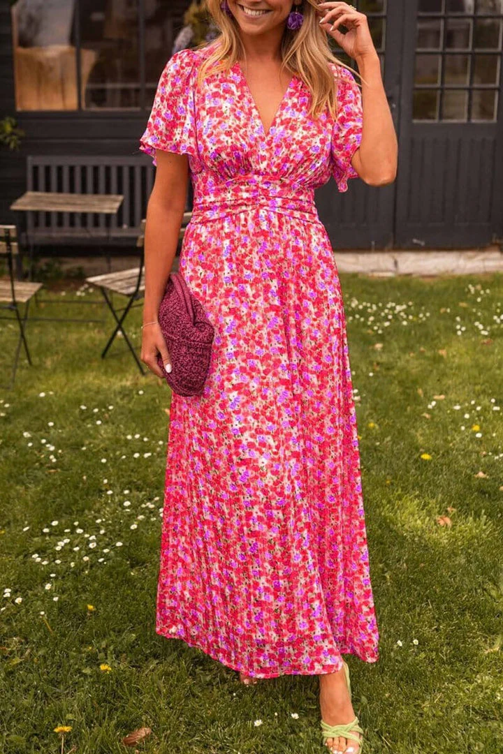 V-Neck Maxi Gown with Effortless Charm - Image 20