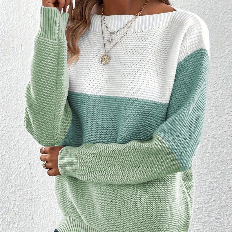 Versatile Long Sleeved Knitted Sweater - Image 4