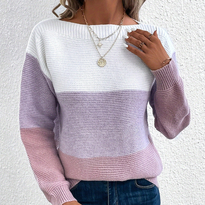 Versatile Long Sleeved Knitted Sweater - Image 6